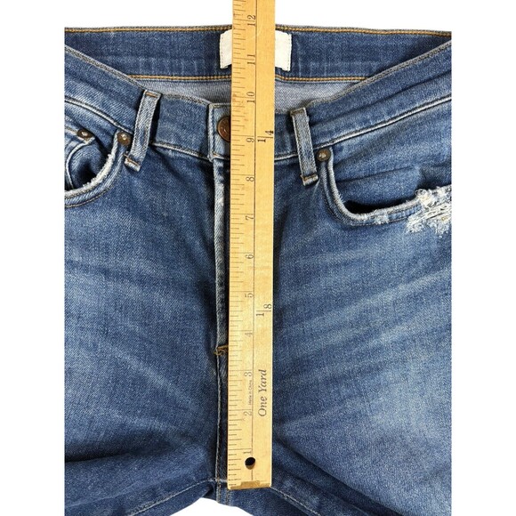 Agolde Jeans Women's Sophie Distressed Skinny Jeans Size 27 Mid Rise Stretch - Picture 10 of 13